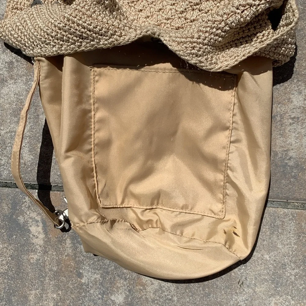 Classics The Sac Hobo Crochet Bag in cream color - Picture 7 of 10